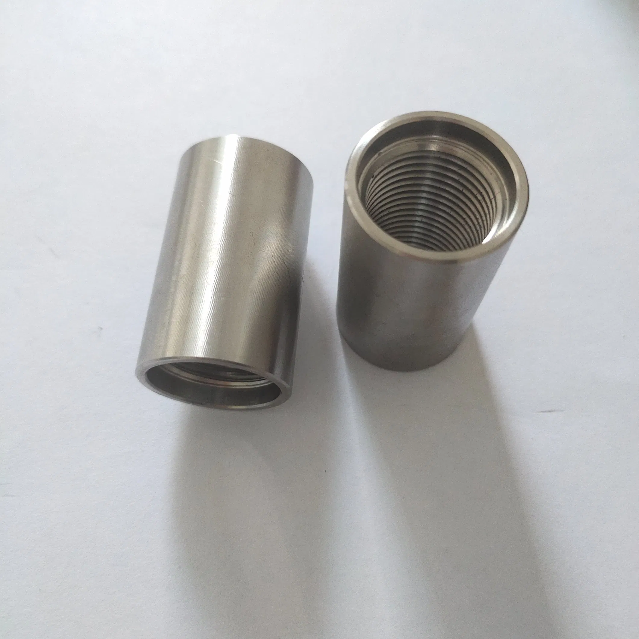 304 Stainless Steel Extended and Thickened Cylindrical Joint Nut Cylindrical Tooth Strip Connection Screw Nut Column - Image 3