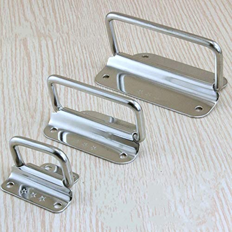 304 Stainless Steel Handle, Brushed, Glossy, Baked Paint Door Handle, Bathroom Office Glass Door Handle - Image 2