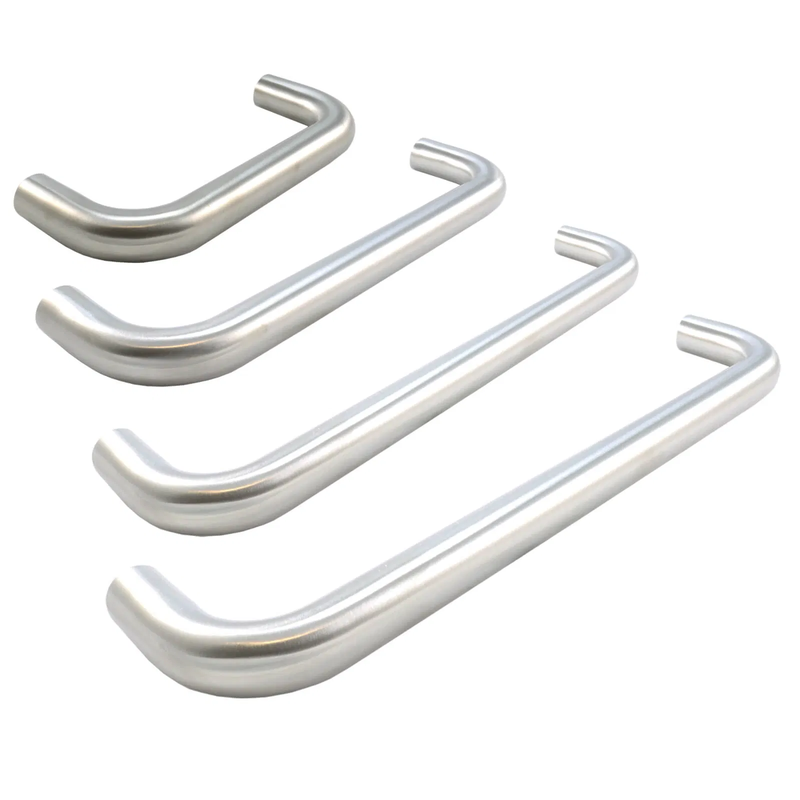 304 Stainless Steel Handle, Brushed, Glossy, Baked Paint Door Handle, Bathroom Office Glass Door Handle - Image 5