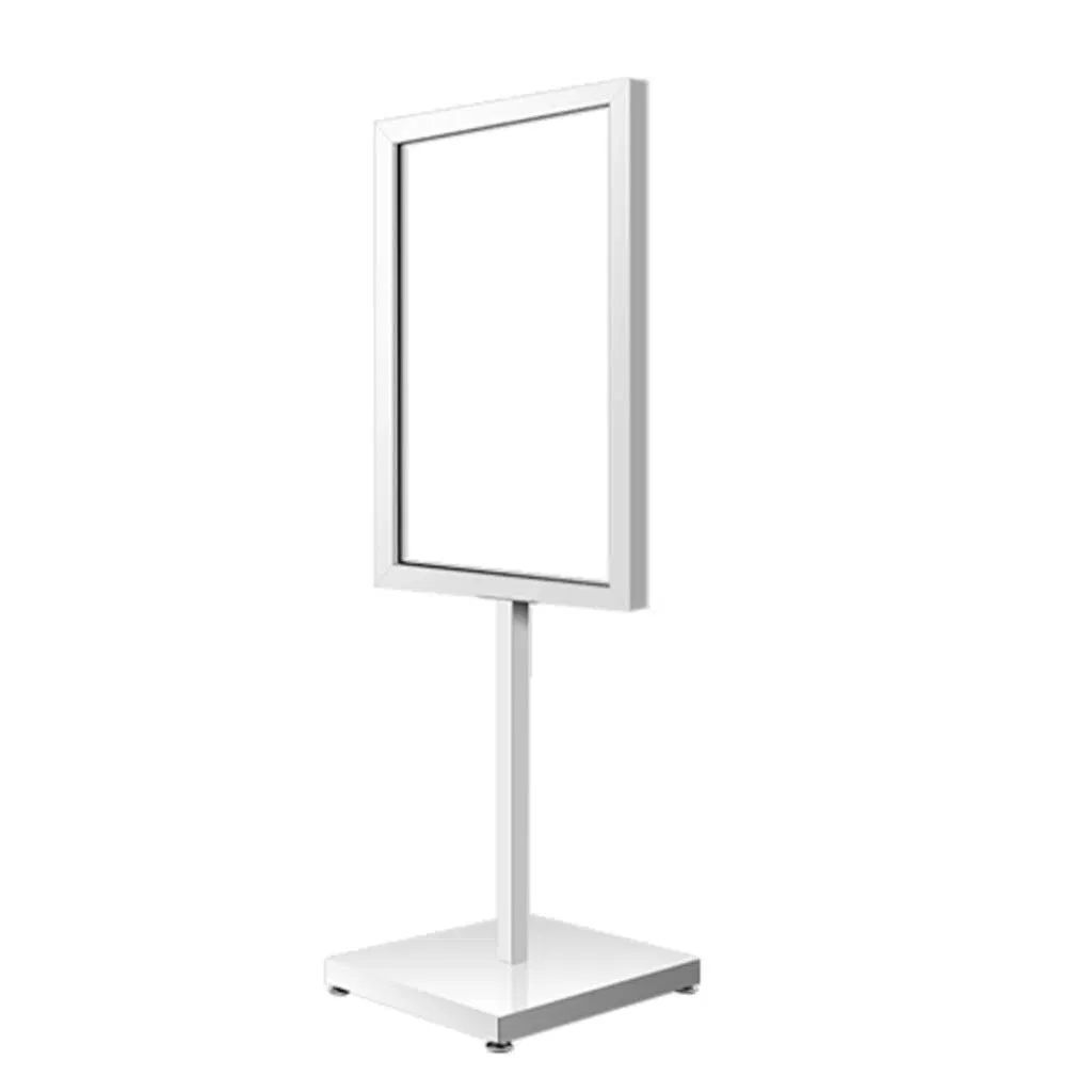 A3 Stainless Steel Vertical Display Stand, Vertical Advertising Display Sign, Hotel Signage, A4 Floor Standing Warehouse Classification Sign - Image 3