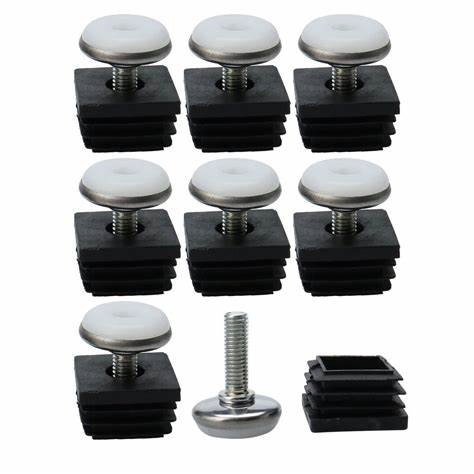 Adjustable Foot Pads, Iron Sheet, Black Base, Adjustable Legs, Tables, Chairs, Display Cabinets, Furniture, - Image 5