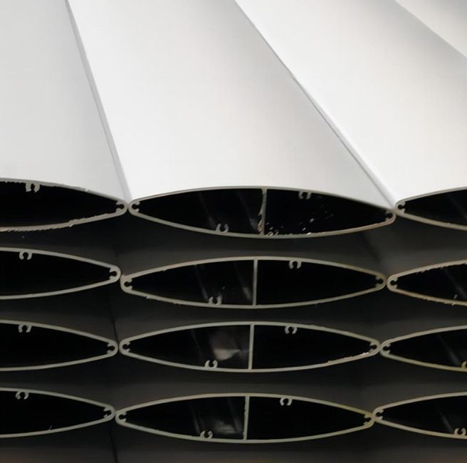 Aluminum Alloy Louver Profile Mold Making, Customized Ventilation Hollow Louver Blades, Customized Aluminum Alloy Breathable - Image 2