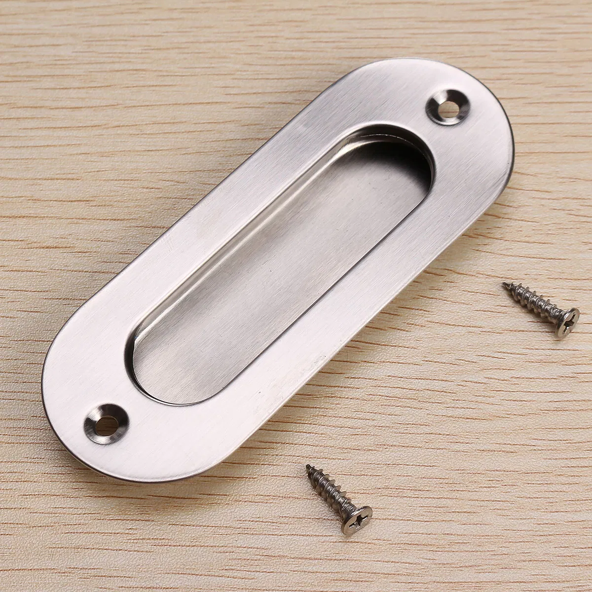 Aluminum Alloy Wardrobe Handle, Bathroom, Bathroom Door, Cabinet Handle, Double Curved Round Pipe Solid Metal Door Handle - Image 4