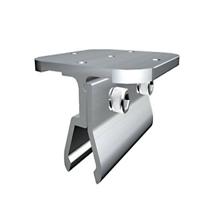 Aluminum Solar Panel Mounting Brackets MID Clamp End Clamp for Solar Panel Module Mounting Racking - Image 2
