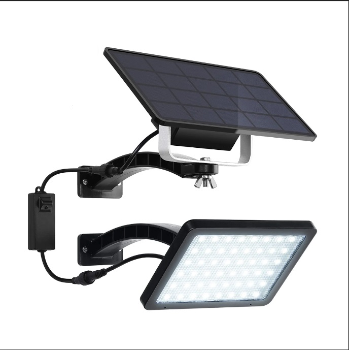 Chinese Supplier Solar LED Induction Wall Light Waterproof Solar 48LED Double Panel Garden Light - Image 6
