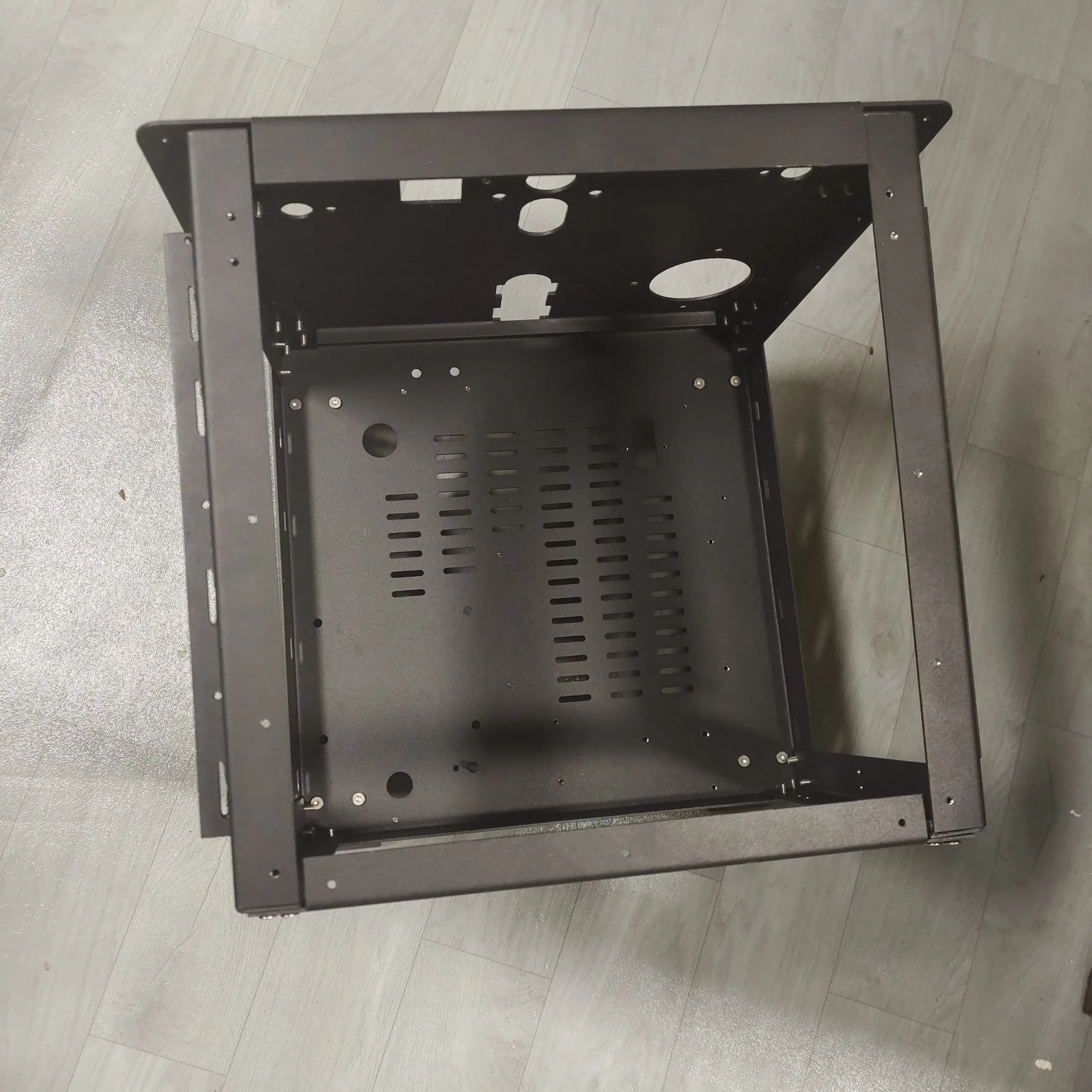 Coffee Machine Shelf/Shell Sheet Metal Fabrication Metal Precision Customized Black Powder Coating Finish by Yistar - Image 2