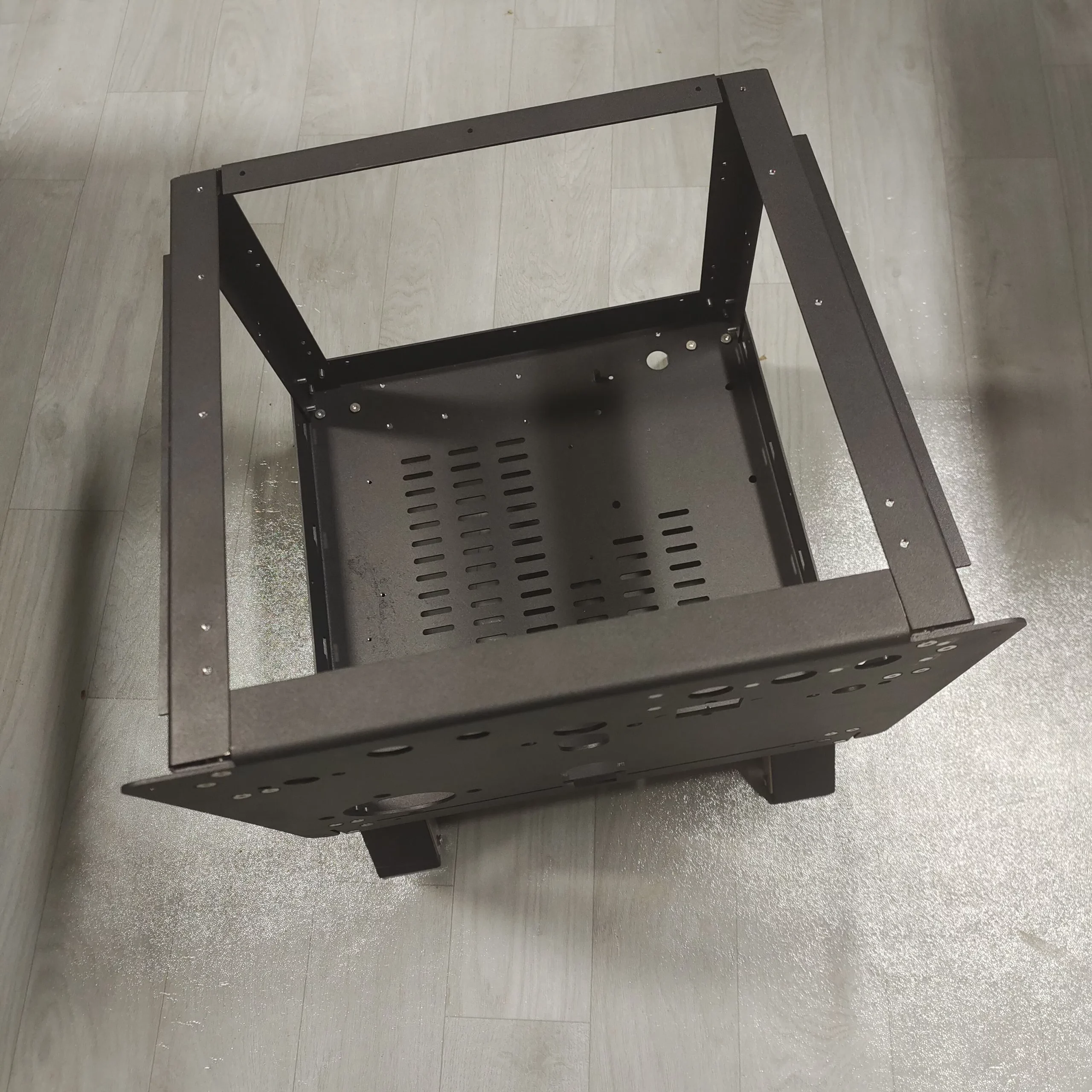 Coffee Machine Shelf/Shell Sheet Metal Fabrication Metal Precision Customized Black Powder Coating Finish by Yistar - Image 4