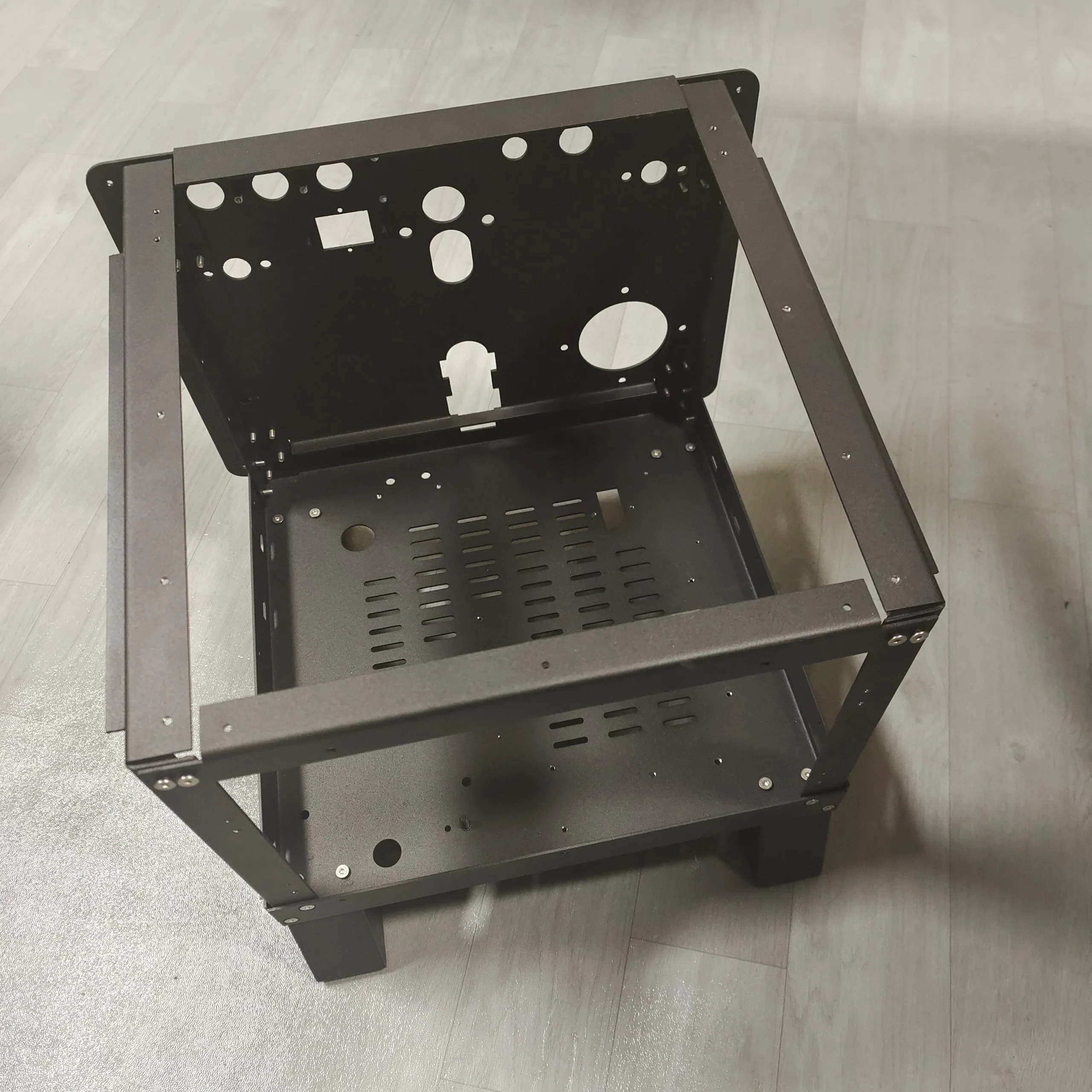 Coffee Machine Shelf/Shell Sheet Metal Fabrication Metal Precision Customized Black Powder Coating Finish by Yistar - Image 5