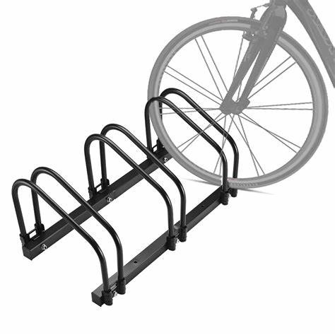Commercial Inverted Wide Loop U Hoop 2 Bike Double Sided Heavy Duty Hitching Post in Ground Mount Bike Parking Rack - Image 6