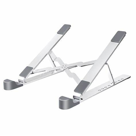 Computer Notebook Holder Home Office Vertical Portable Foldable Adjustable Aluminum Laptop Stand - Image 2