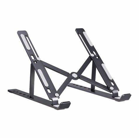 Computer Notebook Holder Home Office Vertical Portable Foldable Adjustable Aluminum Laptop Stand - Image 5