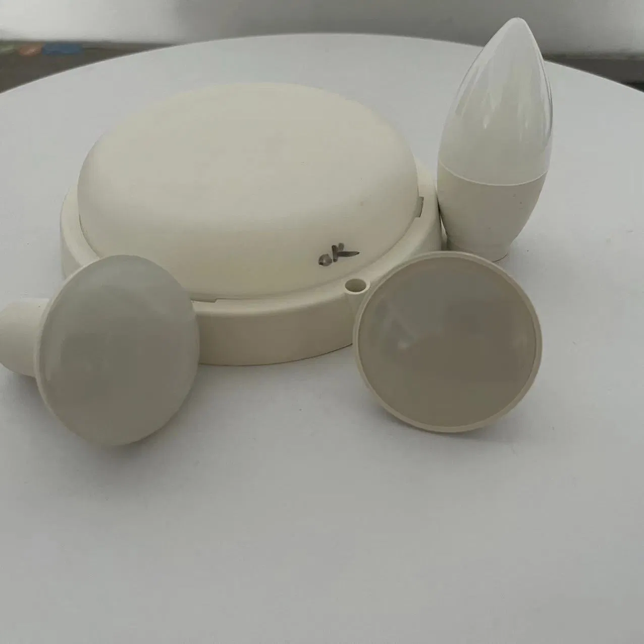 Custom Made Replacement Round Opal White Borosilicate Glass Lamp Cover with G9 Screw Thread Lighting Shade - Image 3