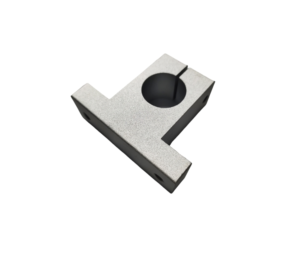 Custom Precision Metal Fabrication CNC Machining Aluminum Sandblasting Anode Optical Shaft Support Fixed Base - Image 3