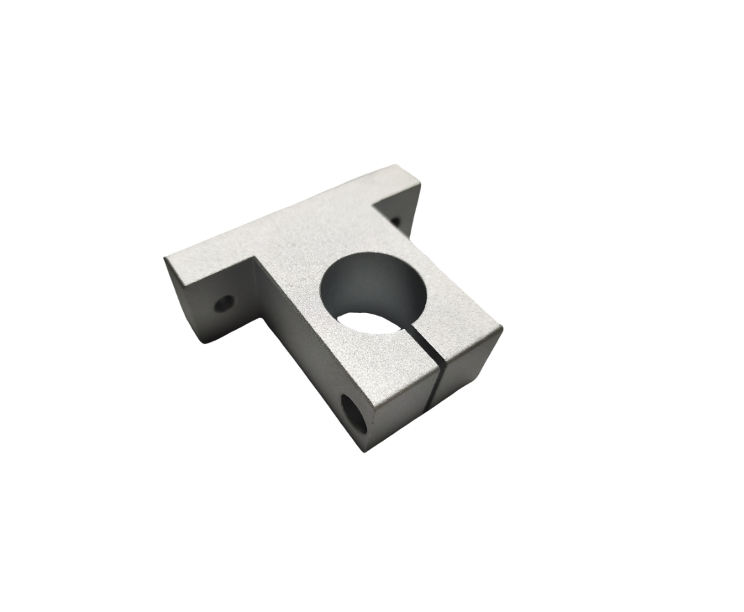 Custom Precision Metal Fabrication CNC Machining Aluminum Sandblasting Anode Optical Shaft Support Fixed Base - Image 4