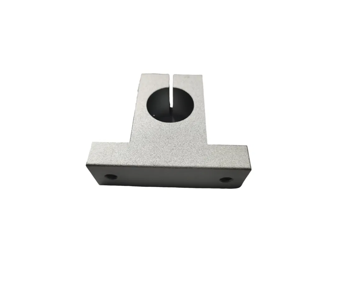 Custom Precision Metal Fabrication CNC Machining Aluminum Sandblasting Anode Optical Shaft Support Fixed Base - Image 5