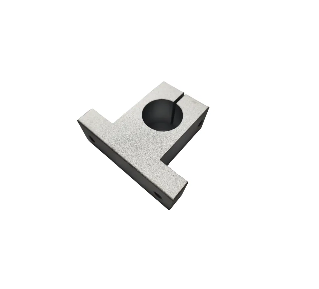 Custom Precision Metal Fabrication CNC Machining Aluminum Sandblasting Anode Optical Shaft Support Fixed Base - Image 6