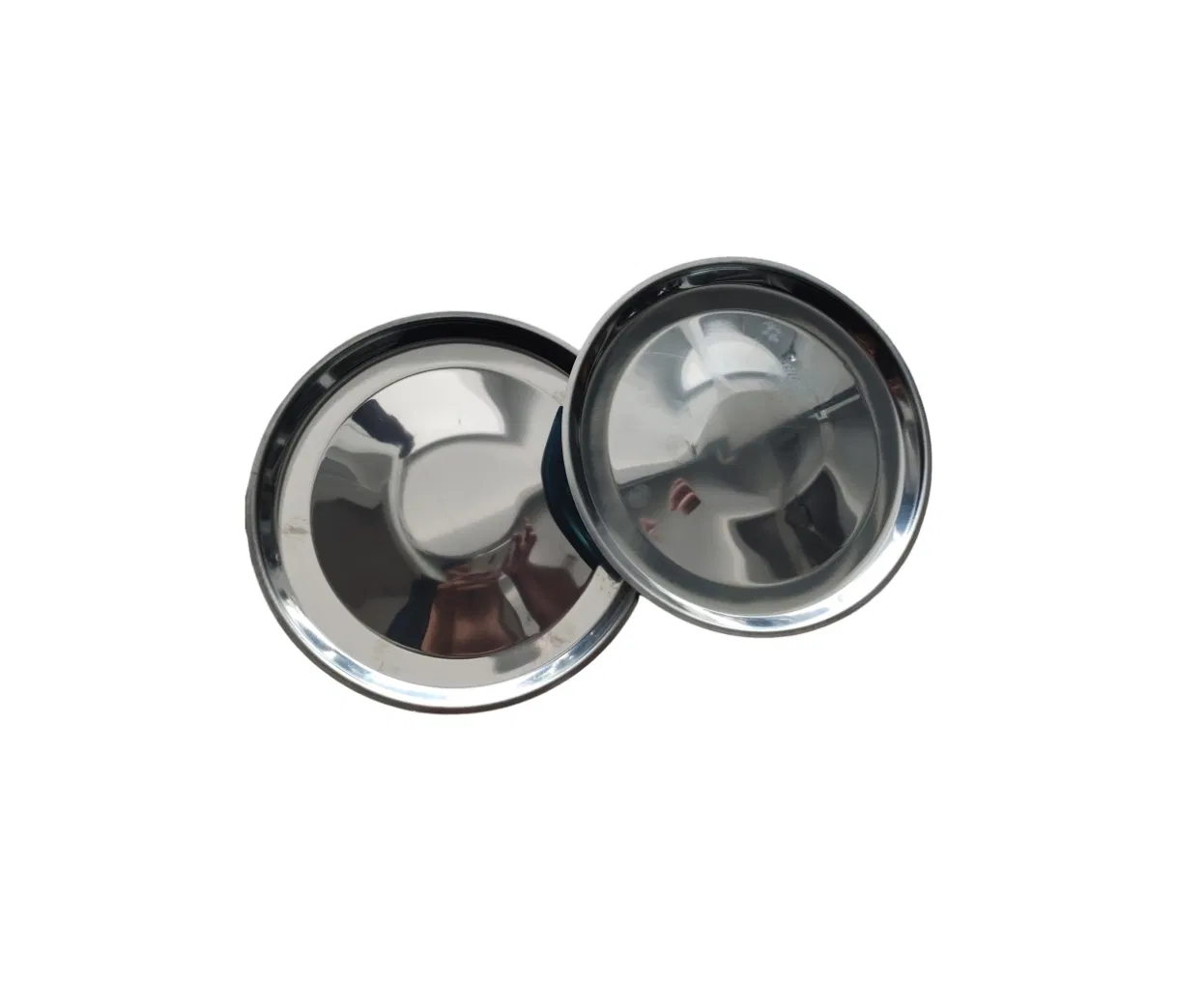 Customize Stamping Stainless Steel Circular Tray Steel Plate Dining Plate Supporting Laser Marking - Image 2