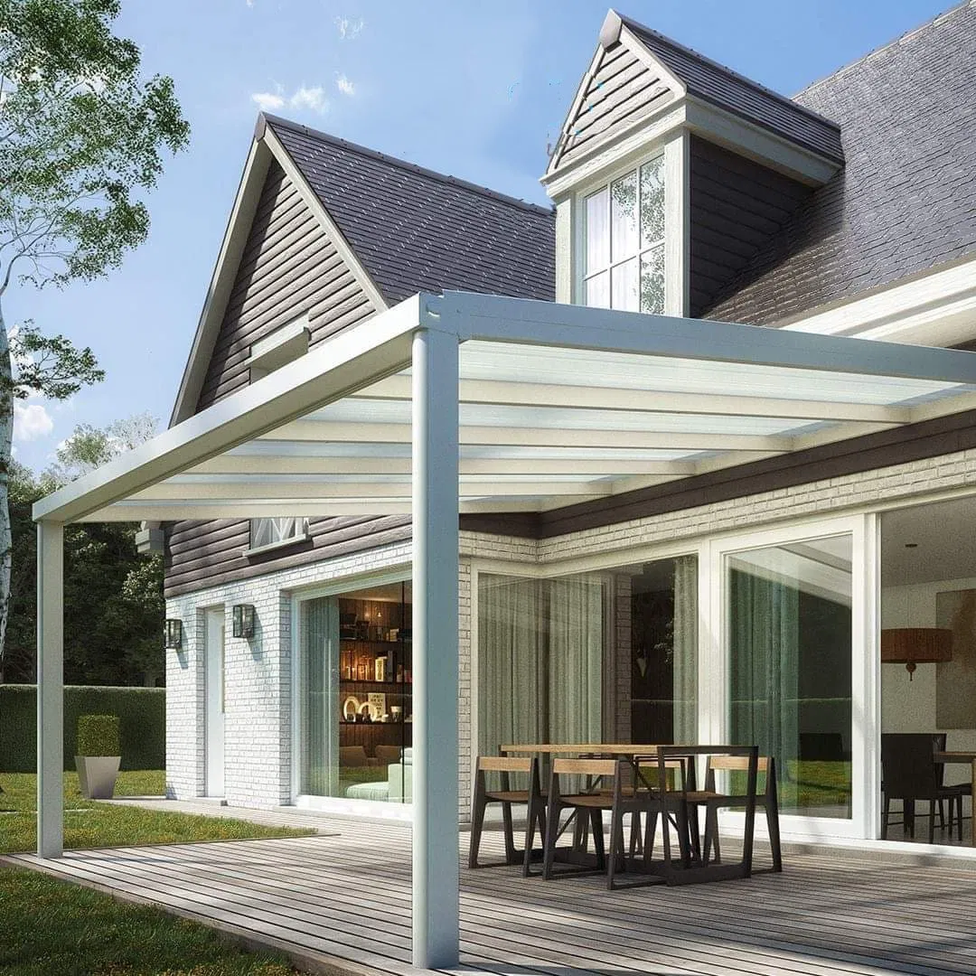 Customized Adjustable Outdoor Gazebo Waterproof Louvered Roof Motorized Bioclimatic Aluminum Pergola Sun Shade Terrace Roof - Image 4