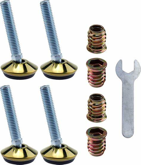 Customized M6 M8 M10 M12 1/4 5/16 3/8 1/2 5/8 Thread Spindle Swivel Fixed Heavy Duty Anti Vibration Mounts Machine Leveling Feet - Image 4
