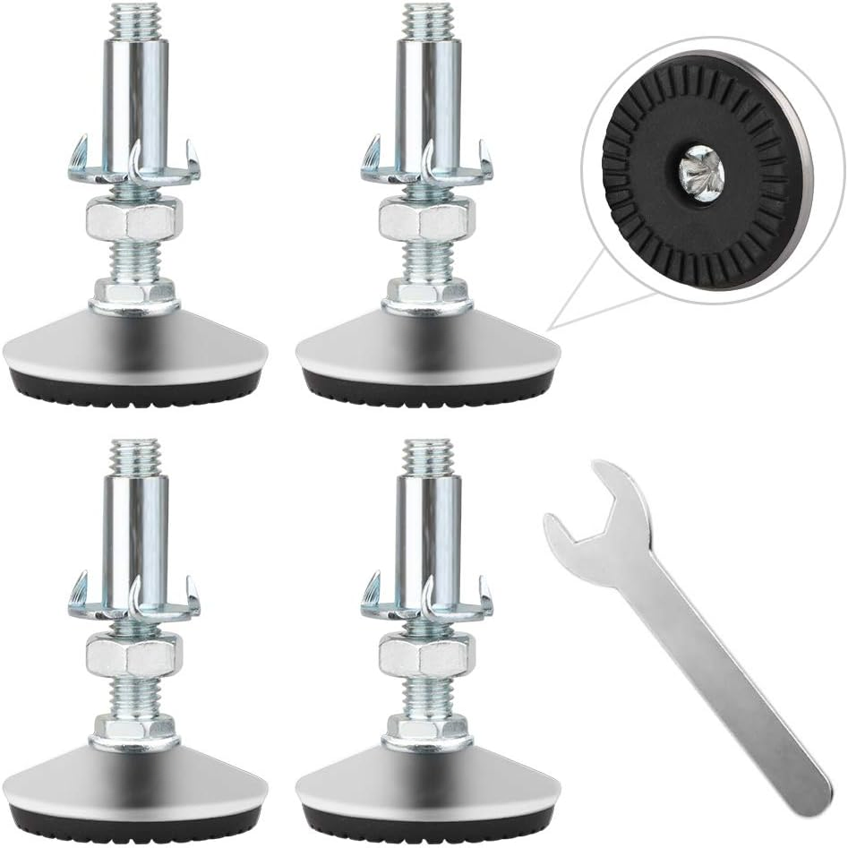 Customized M6 M8 M10 M12 1/4 5/16 3/8 1/2 5/8 Thread Spindle Swivel Fixed Heavy Duty Anti Vibration Mounts Machine Leveling Feet
