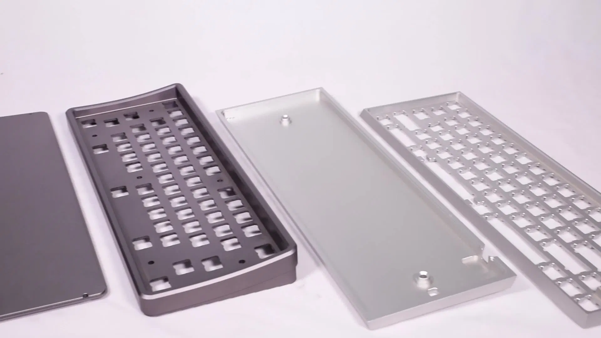 Customized Metal Aluminum Alloy Mechanical Keyboard Shell CNC Machining Electroplated Hardware Keyboard Keycaps Non-Standard Machining - Image 6