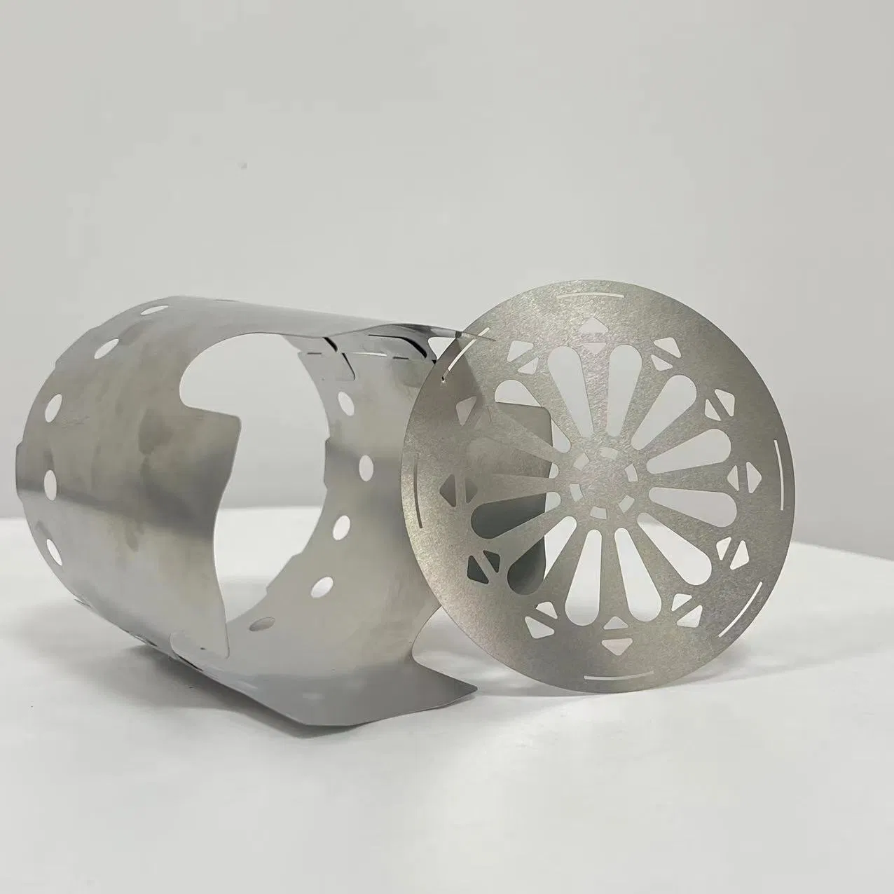 Customized Stainless Steel Windproof Lampshade, Metal Outer Cover, Outdoor Light, Polished Surface - Image 2