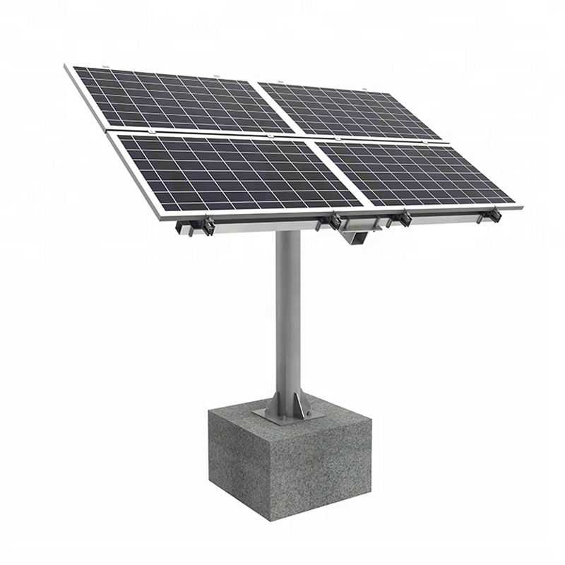 Factory Wholesale Adjustable Rod Holder Solar Mount Solar Panel Pole Mount 4 Arm Kit, Aluminum Holds up to 2- 300 Watt Panels - Image 4