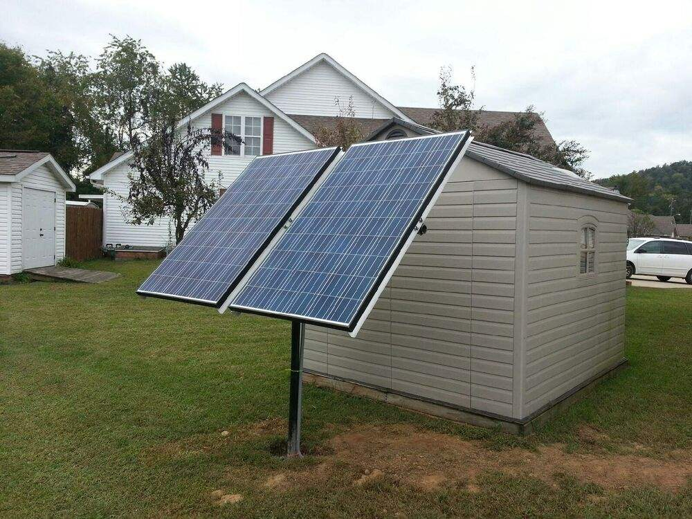 Factory Wholesale Adjustable Rod Holder Solar Mount Solar Panel Pole Mount 4 Arm Kit, Aluminum Holds up to 2- 300 Watt Panels - Image 5