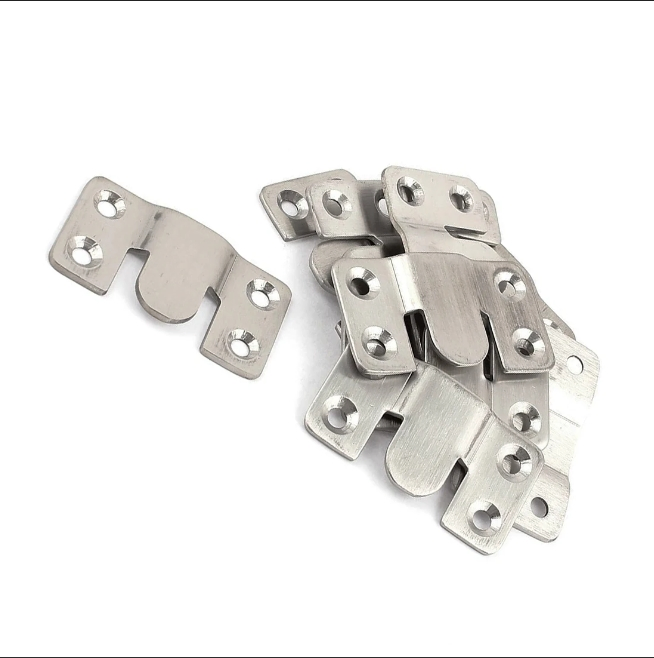 Furniture Hardware Accessories Universal Sectional Metal Zinc Plated Interlocking Sofa Connector Bracket with Screws