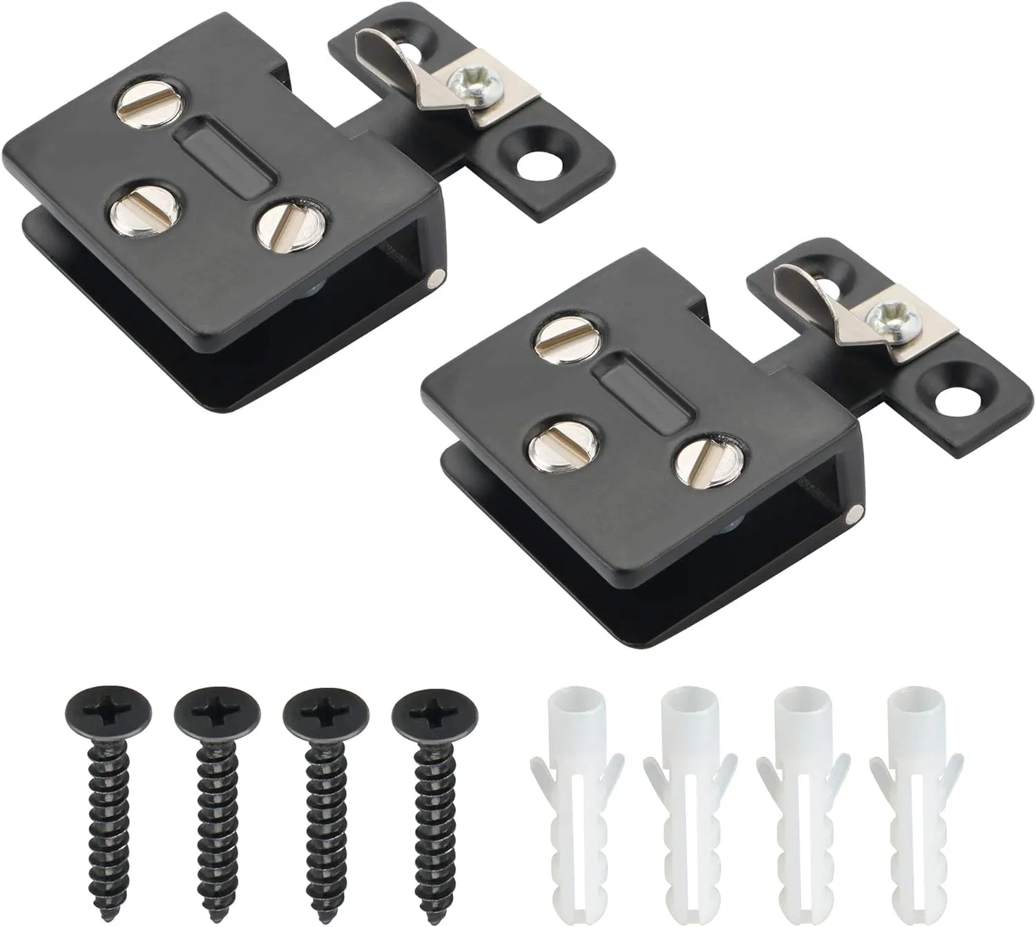 Glass Fixed Buckle Cabinet Door, Wine Cabinet Clamp Plate, Slot, Partition, Clamp Clip, Clip Clip, Clip, Stainless Steel Cabinet - Image 4
