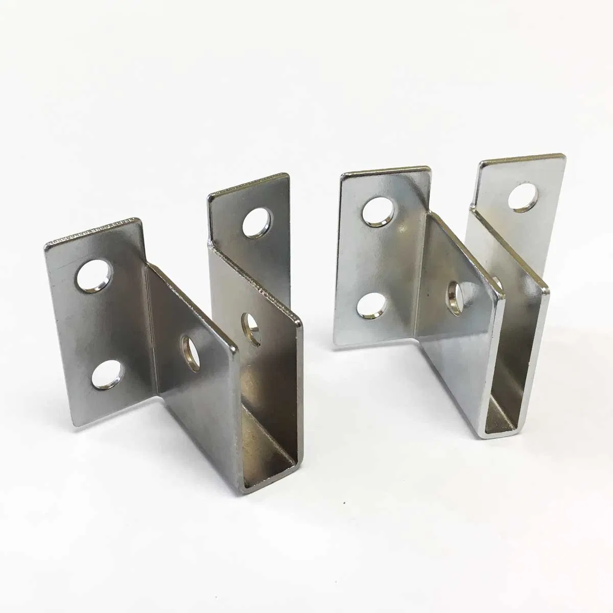 Heavy U-Shaped Bracket for Barn Door, Wall Mounted Door Latch Bolt Bracket, - Image 2