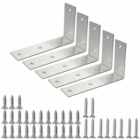Heavy U-Shaped Bracket for Barn Door, Wall Mounted Door Latch Bolt Bracket, - Image 5