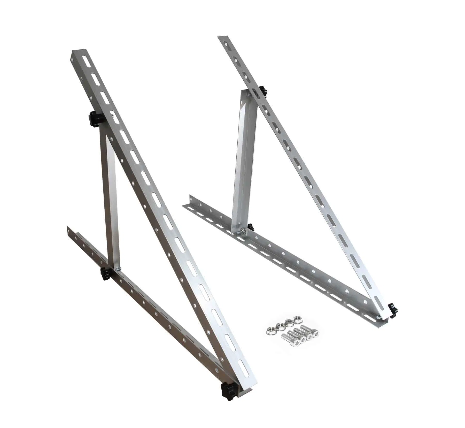 High Quality Triangle Adjustable Angle Solar Panel Mounting Railings System Flat Roof Aluminium Brackets - Image 5