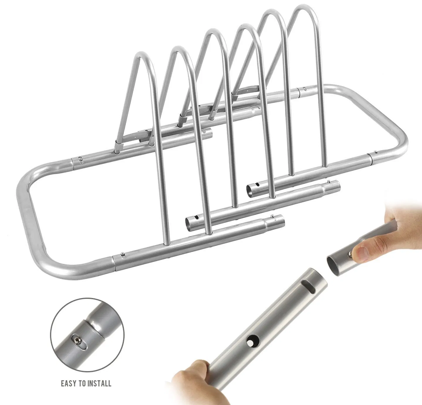Hot Sale China Stainless Steel Galvanized Colorful Bicycle Parking Bike Stand Storage Racks - Image 6
