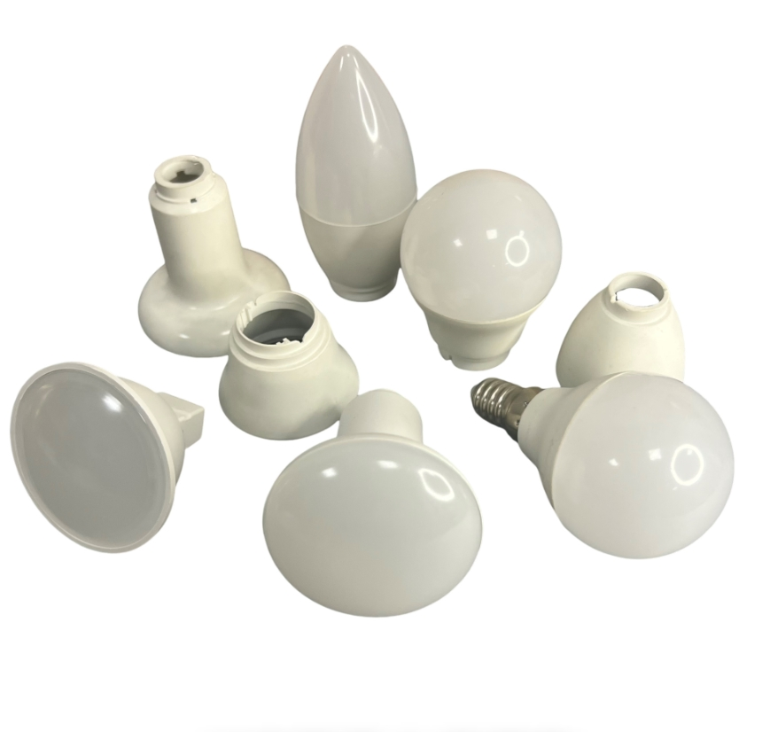 LED Bulb Lamp Cup Shell Kit E27 Accessories 7W9w12W15W Prince Style Plastic Wrapped Aluminum a Foam Wholesale