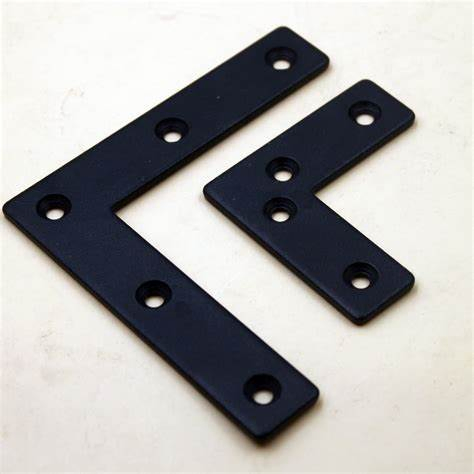 Layered Board Support L-Shaped Corner Code Hardware Accessories 90 Degree Right Angle Black Small Corner Code Angle Iron - Image 5
