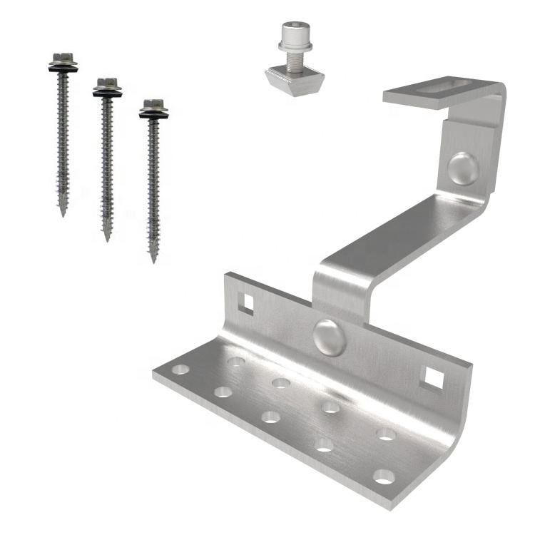 New Energy Solar Panel Mounting Bracket Balcony Railing Aluminum Mounting System Bracket for Balcony Arrays
