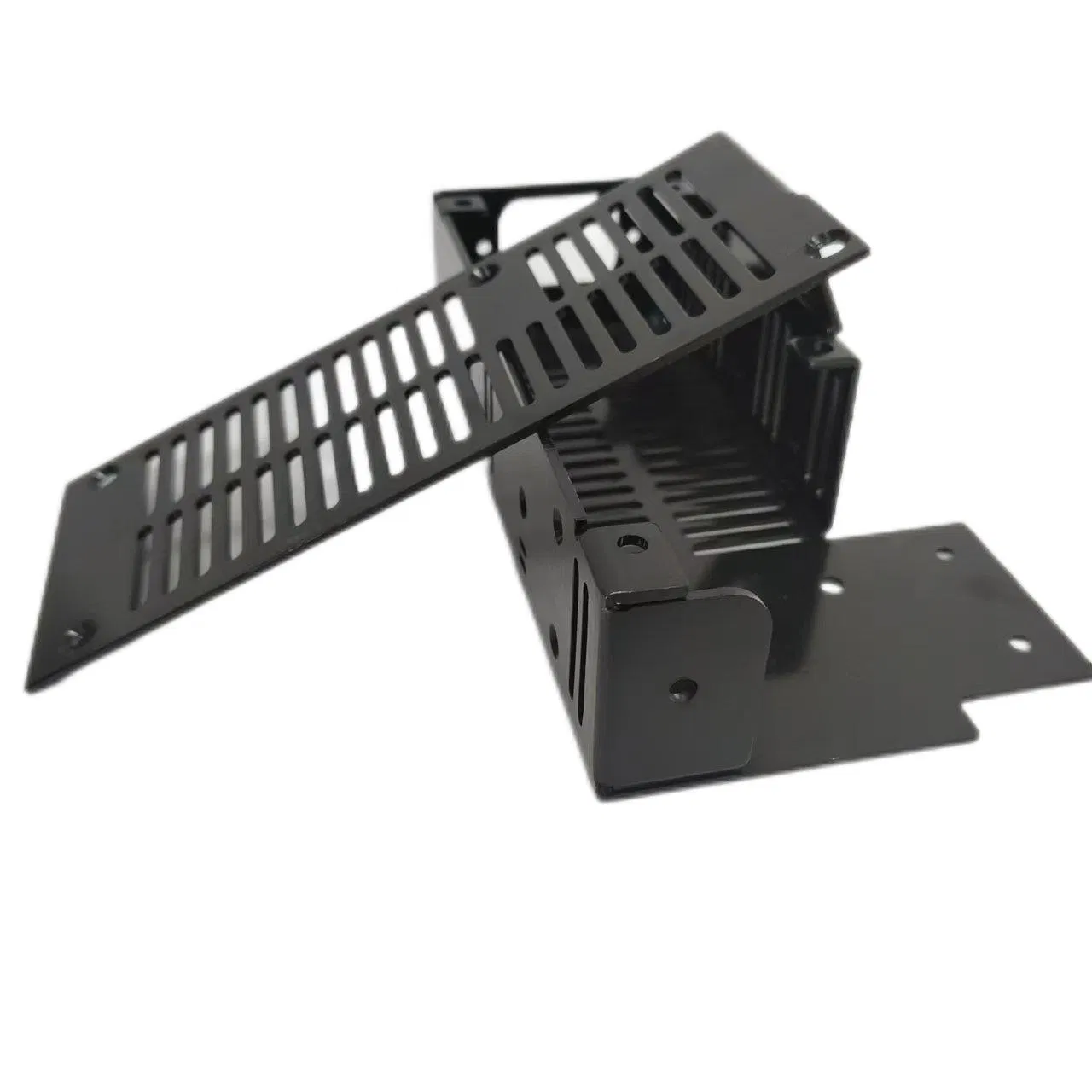 Non Standard Sheet Metal Parts Laser Cutting CNC Bending Source Factory Aluminum Plug-in Box Instrument Sheet Metal Shell - Image 3
