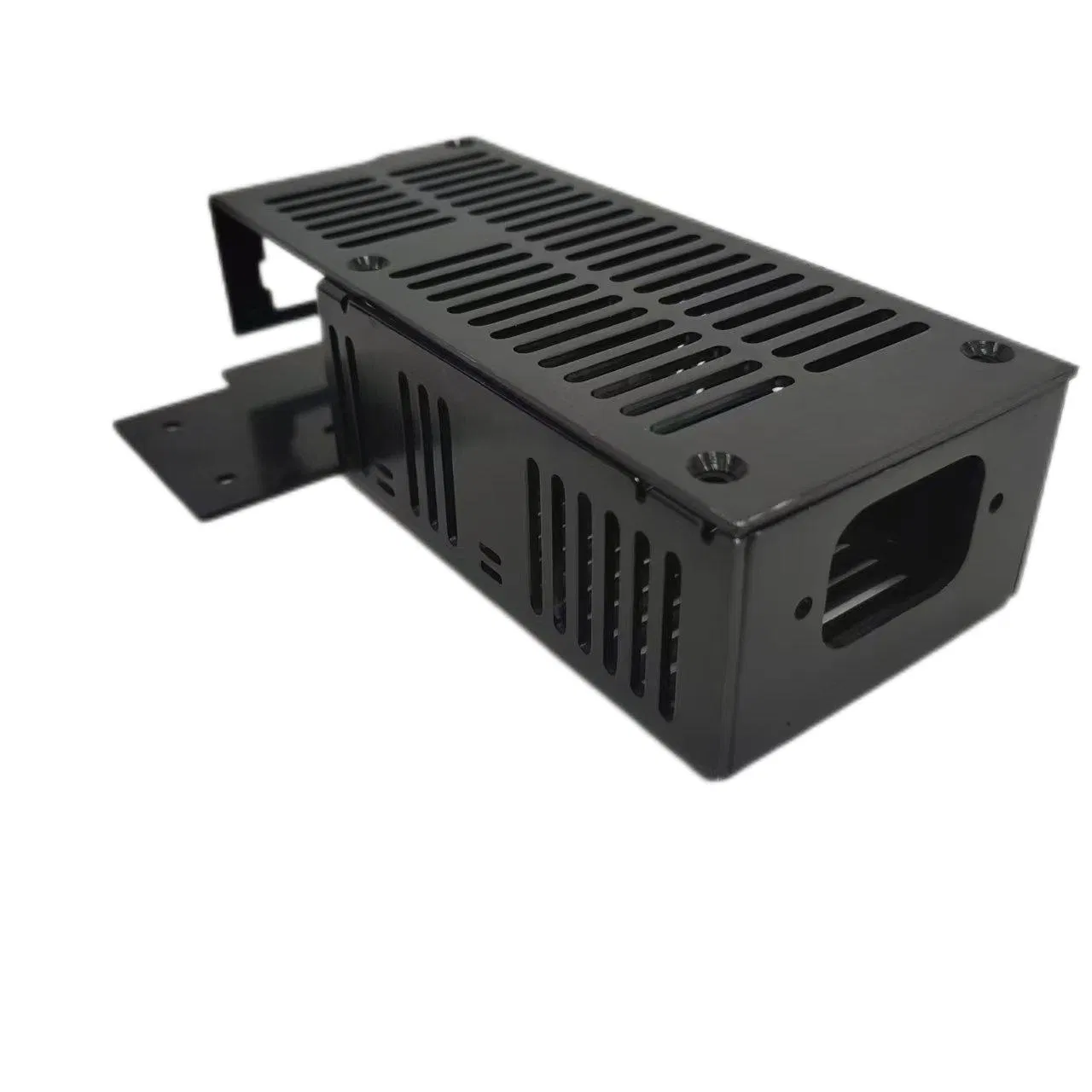 Non Standard Sheet Metal Parts Laser Cutting CNC Bending Source Factory Aluminum Plug-in Box Instrument Sheet Metal Shell - Image 5