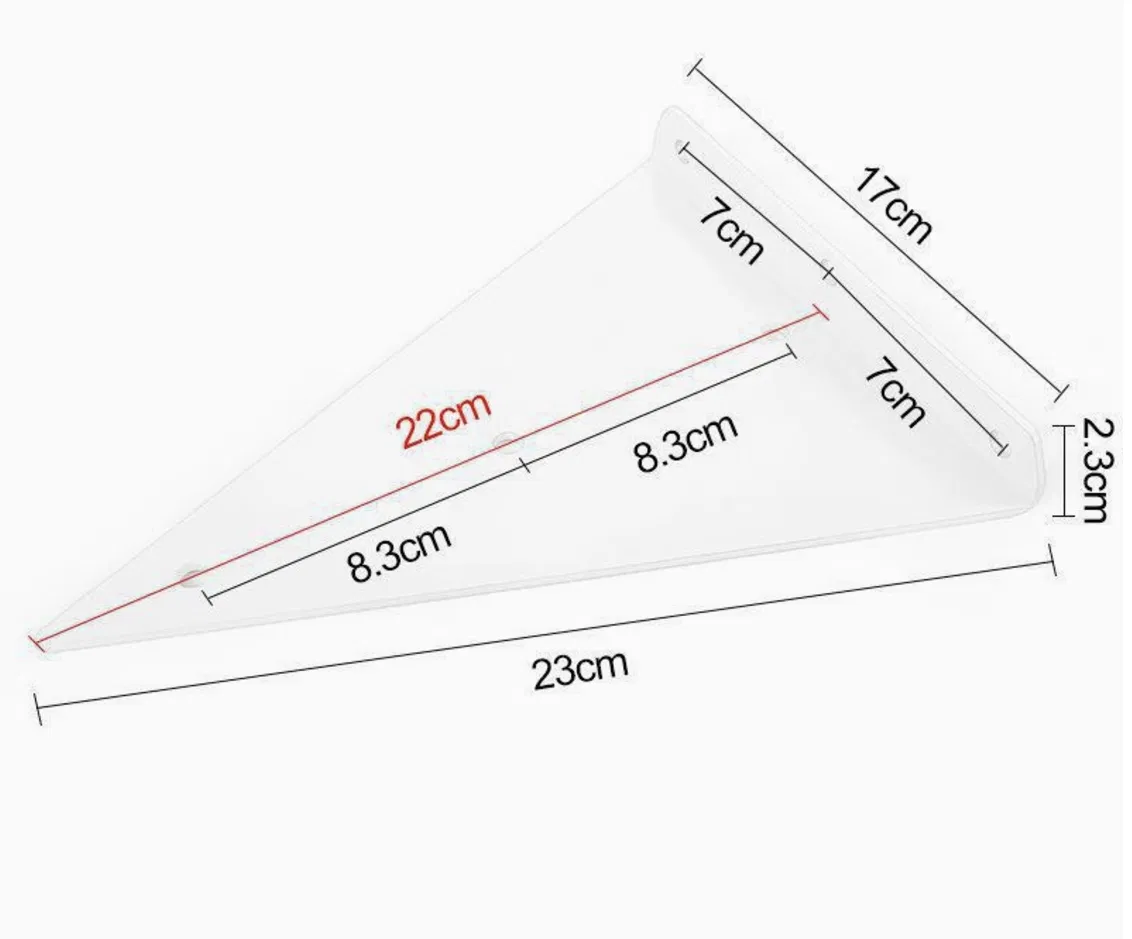 OEM Invisible Triangle Bracket Wall Mounted Shelf Partition Fixed Right Angle Layer Board Support Bracket - Image 6
