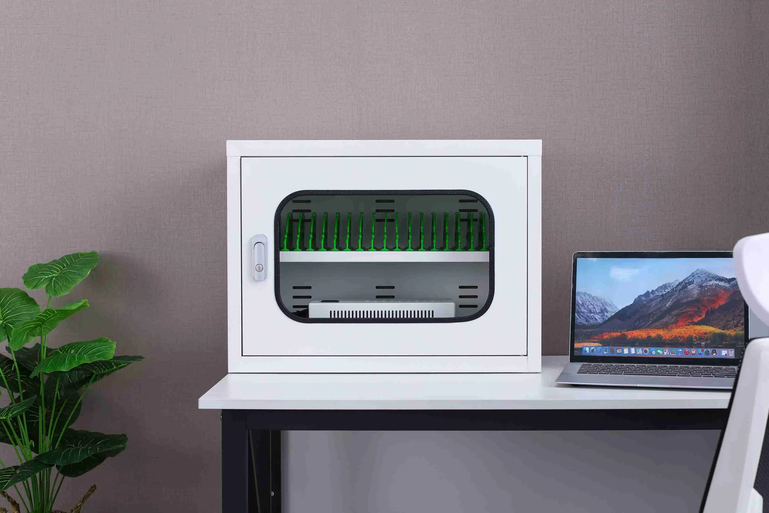 OEM/ODM Centralized Smartphone Charging Cabinet, Tablet Charging Cabinet, USB Interface, iPad, Android Charging Storage Cabinet