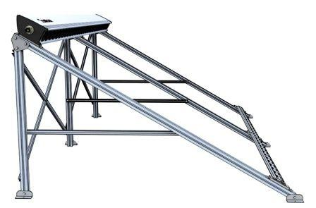 OEM/ODM Manufacturer Customized 22 Inch Balcony Bracket with Adjustable Tripod for Photovoltaic Solar Accessories - Image 2