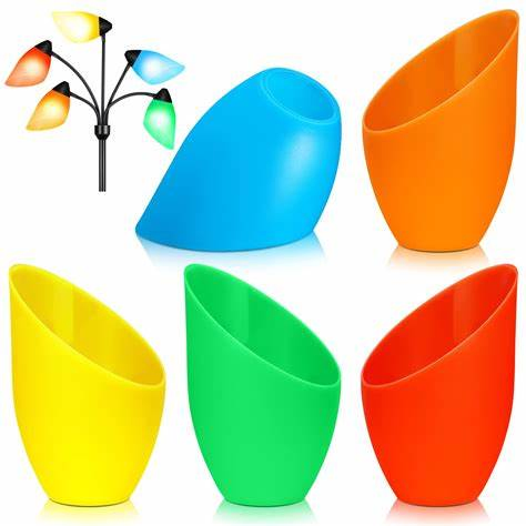 Oblique Open Design Glass Lamp Shade Replacement Floor Lamp Light Cover Replacement Glass White Lamp Shade - Image 5