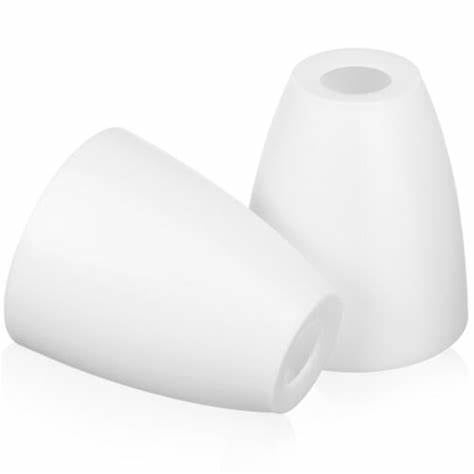 Oblique Open Design Glass Lamp Shade Replacement Floor Lamp Light Cover Replacement Glass White Lamp Shade - Image 6