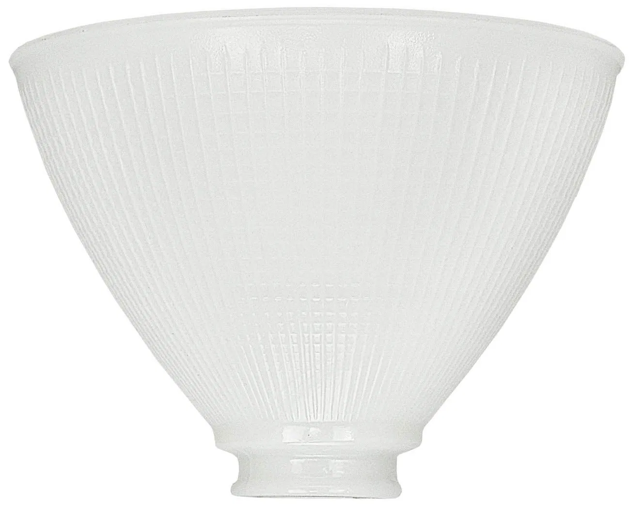 Oblique Open Design Glass Lamp Shade Replacement Floor Lamp Light Cover Replacement Glass White Lamp Shade