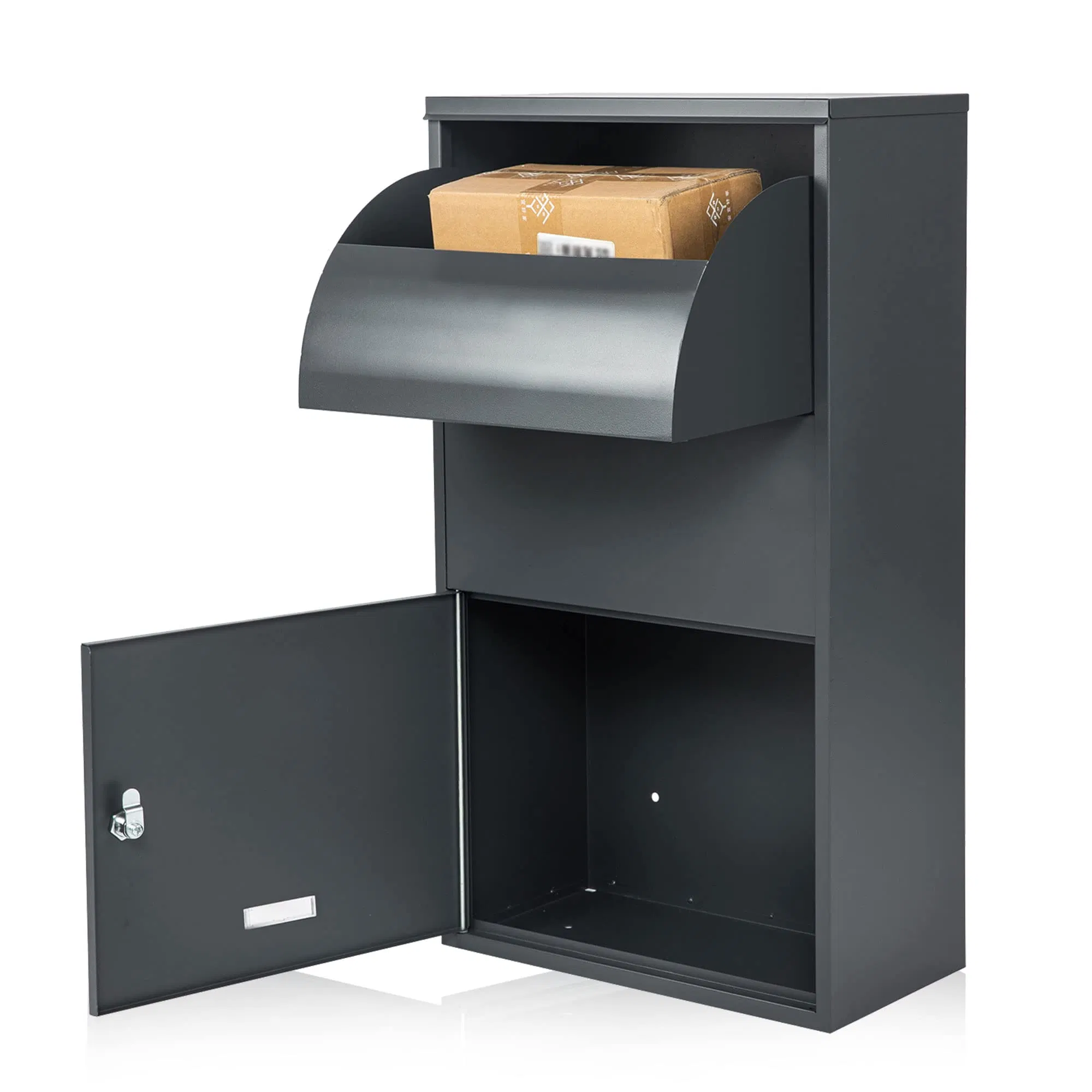 Outdoor Delivery Box Metal Post-Mount Mailbox House Letterboxes Modern Free Standing Mailboxes - Image 2