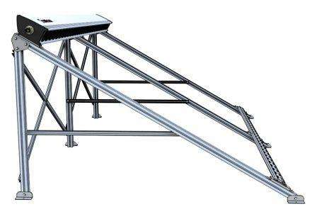 Solar Water Heater Bracket Color Steel Plate Stainless Steel Aluminum Alloy Widened and Thickened Bracket - Image 3