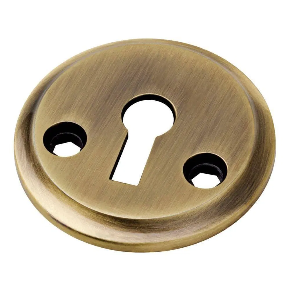 Stainless Steel Brass Precision Casting, Keyhole Plate Cover, Lock Cylinder Lock Accessories, Customized Hardware Casting