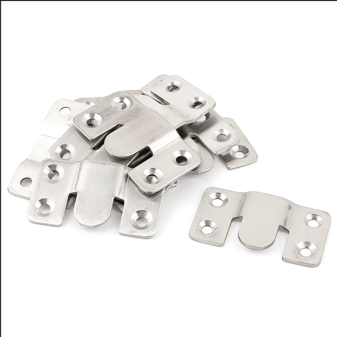 Wholesale Furniture Connector Two Holes Prong Sofa Joint Connector Metal Small Furniture Hardware Fittings Sofa Hinge - Image 4