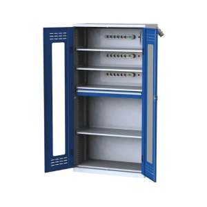Yistar Customization Swing Double Doors Storage Locker Steel Almirah Designs 2 Door Metal Wardrobe Two Door Metal Filing Cabinet
